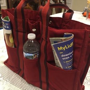 Authentic Hermes Canvas tote bag